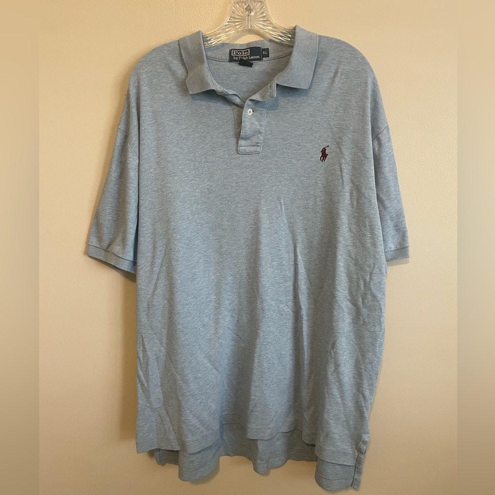 Ralph Lauren Men's Light Blue Polo Shirt